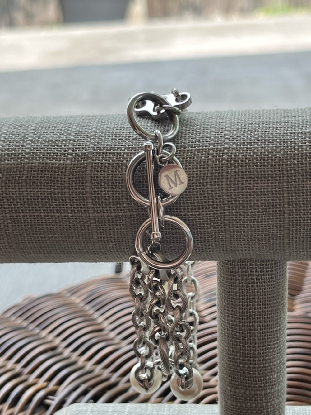Majorica 3 Strand Pearl Multi-Chain Bracelet - Picture 2 of 4